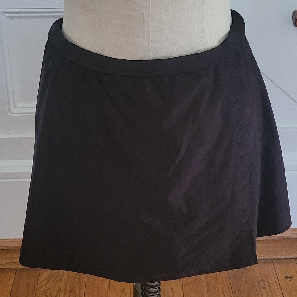 CROFT & BARROW Brown Swimskirt Bottom Size 20W Excellent Condition